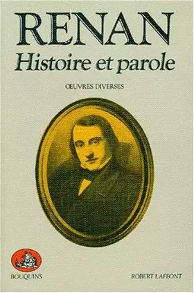 Couverture du produit · Histoire et parole : oeuvres diverses