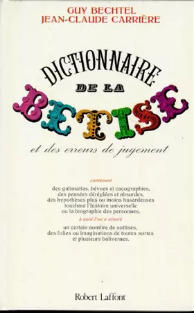Couverture du produit · DICT DE LA BETISE