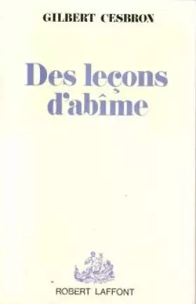 Couverture du produit · Des leçons d'abîme