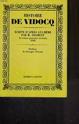 Couverture du produit · HISTOIRE DE VIDOCQ