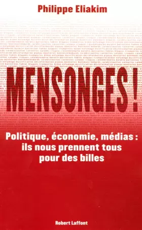 Couverture du produit · Mensonges !