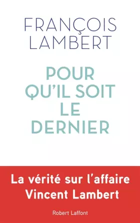 Couverture du produit · Pour qu'il soit le dernier