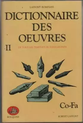 Couverture du produit · Dictionnaire des oeuvres : Tome 2