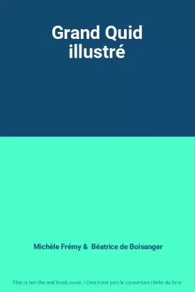 Couverture du produit · Grand Quid illustré