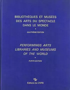 Couverture du produit · Musées arts du spectacle