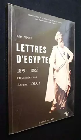 Couverture du produit · Lettres d'Égypte : 1879-1882