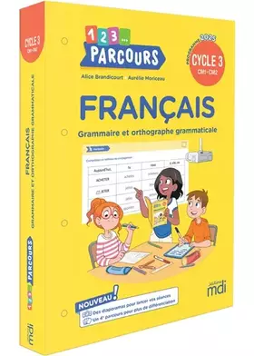 Couverture du produit · 1, 2, 3... Parcours - Français CM