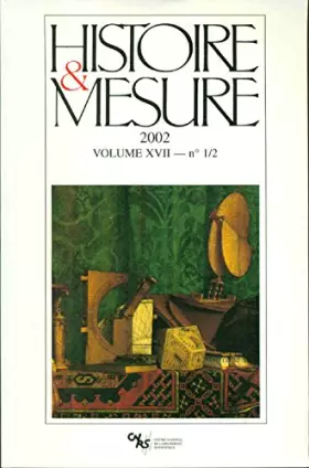 Couverture du produit · Histoire et mesure 17/1-2