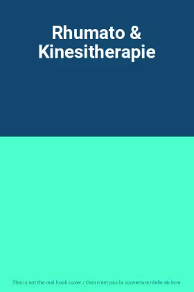 Couverture du produit · Rhumato & Kinesitherapie