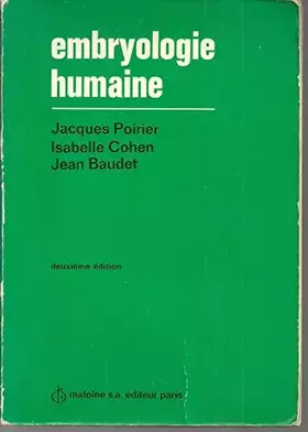 Couverture du produit · Embryologie Humaine