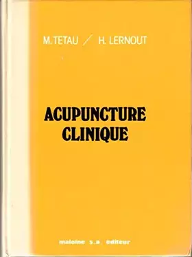 Couverture du produit · Acupuncture Clinique