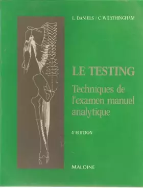 Couverture du produit · Le Testing : Techniques de l'examen manuel analytique
