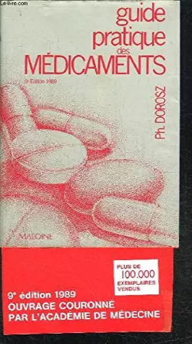 Couverture du produit · Guide pratique des médicaments