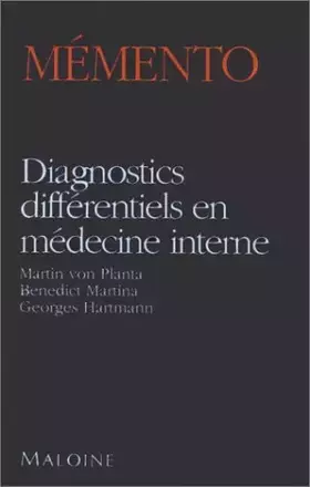 Couverture du produit · Diagnostics différentiels en médecine interne