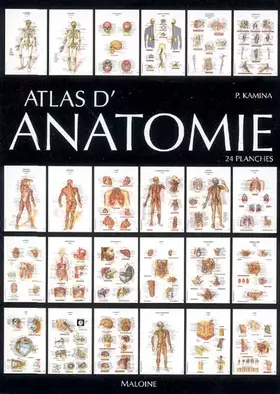 Couverture du produit · Atlas d'anatomie, 24 planches