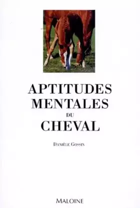 Couverture du produit · Aptitudes mentales du cheval