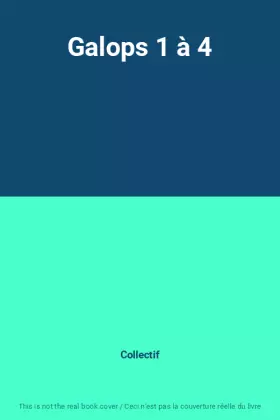 Couverture du produit · Galops 1 à 4