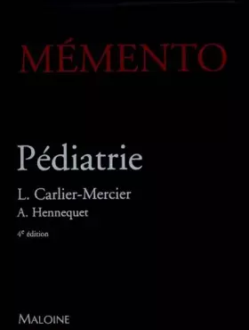 Couverture du produit · Pédiatrie, 4e édition