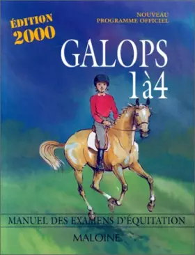 Couverture du produit · GALOPS 1 A 4. Programme officiel, Edition 2000