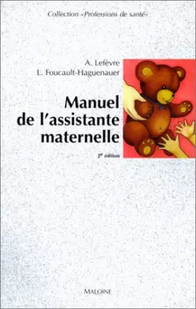 Couverture du produit · Manuel de l'assistante maternelle