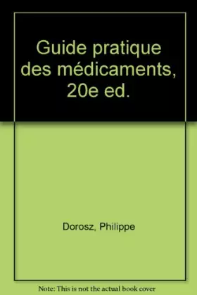 Couverture du produit · Guide pratique des médicaments 2000