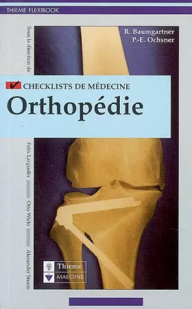 Couverture du produit · Orthopédie