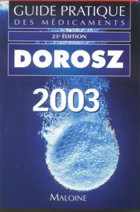 Couverture du produit · Guide pratique des médicaments Dorosz