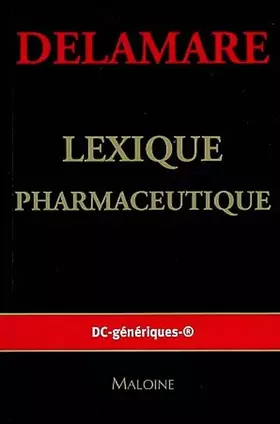 Couverture du produit · Lexique De Pharmacologie