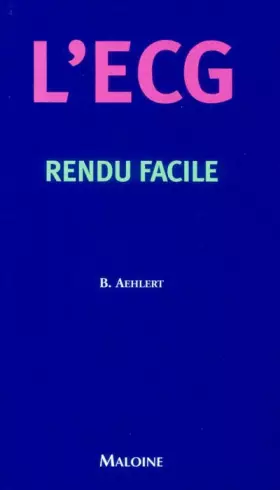Couverture du produit · L'ECG rendu facile