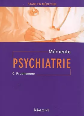 Couverture du produit · Mémento psychiatrie