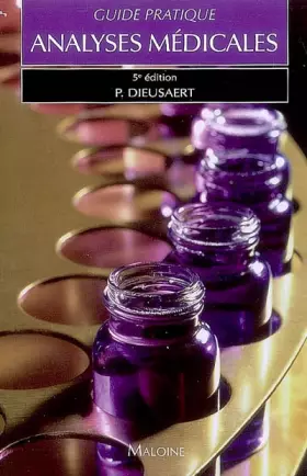 Couverture du produit · Guide pratique des analyses médicales