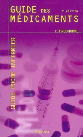 Couverture du produit · Guide des médicaments