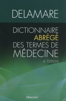 Couverture du produit · Dictionnaire abrégé des termes de médecine