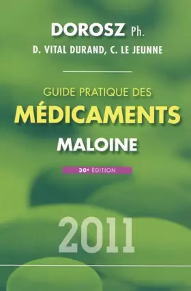 Couverture du produit · Guide pratique des médicaments 2011