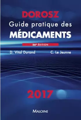Couverture du produit · Guide pratique des médicaments Dorosz