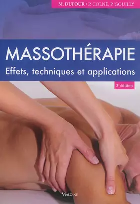 Couverture du produit · massotherapie effet techniques et applications