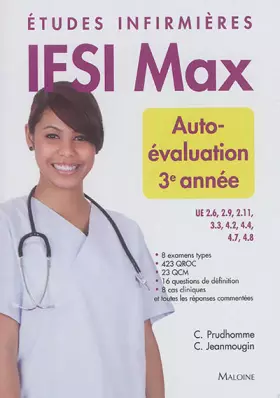 Couverture du produit · Autoévaluation 3e année: Etudes infirmières