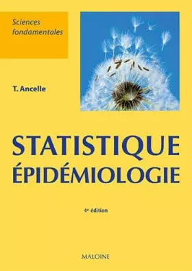 Couverture du produit · Statistiques - épidémiologie, 4e éd.