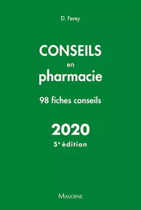 Couverture du produit · conseils en pharmacie, 5e ed.