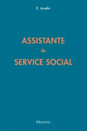 Couverture du produit · Assistante de service social