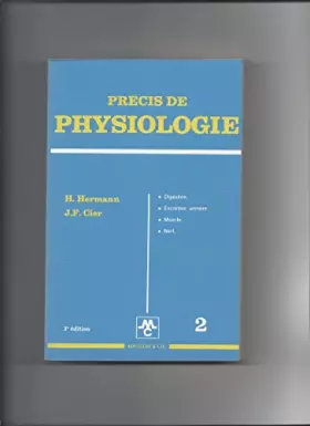 Couverture du produit · Précis de physiologie