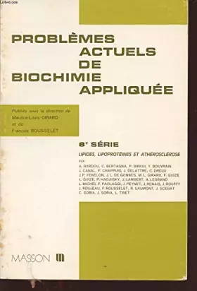 Couverture du produit · Problèmes actuels de biochimie appliquée