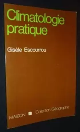 Couverture du produit · Climatologie pratique