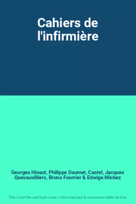 Couverture du produit · Cahiers de l'infirmière