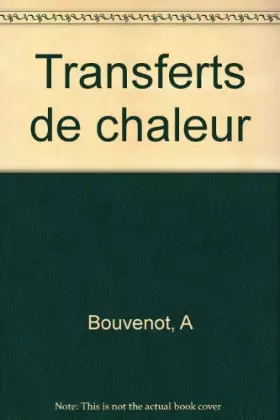 Couverture du produit · Transferts de chaleur