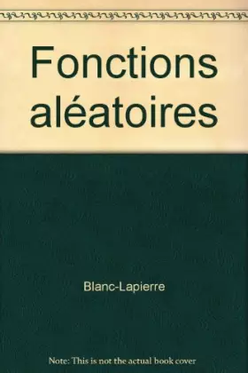 Couverture du produit · Fonctions aléatoires