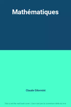 Couverture du produit · Mathématiques