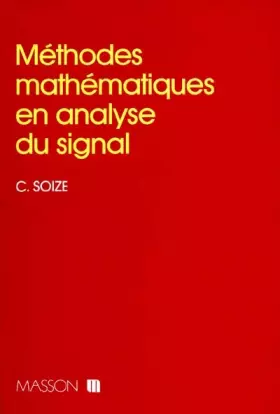 Couverture du produit · Méthodes mathématiques en analyse du signal