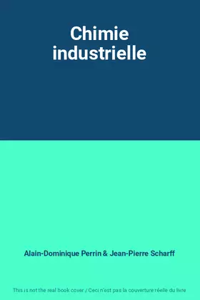 Couverture du produit · Chimie industrielle
