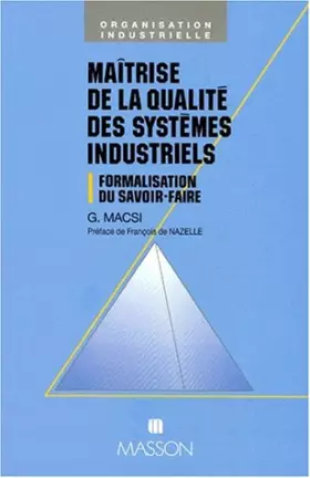 Couverture du produit · Maîtrise de la qualité des systèmes industriels